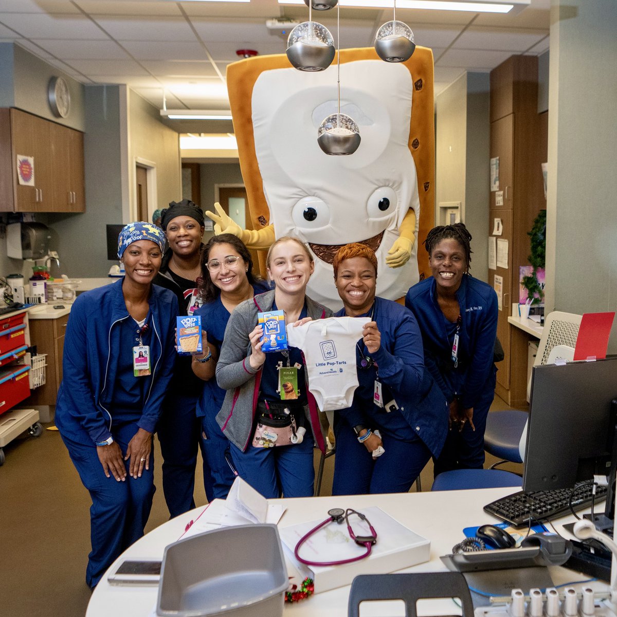 AdventHealthCFL's tweet image. POV: You’re the Official Medical Provider of the @PopTartsBowl