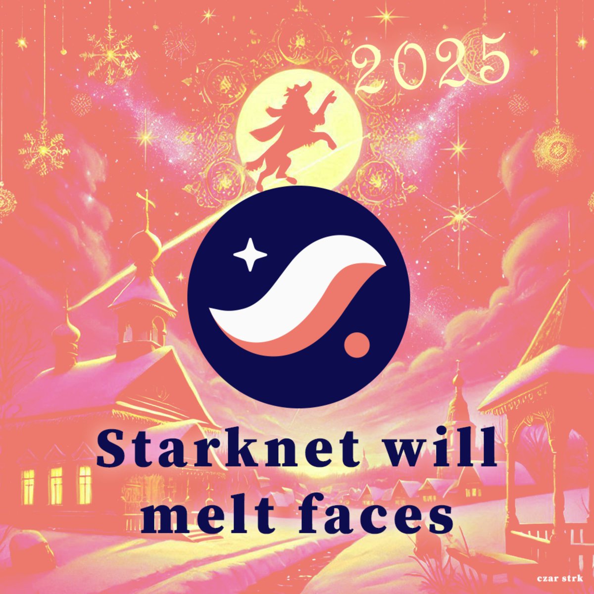 Be ready! #Starknet will melt faces...  A great and prosperous new year to everyone in the brotherhood.