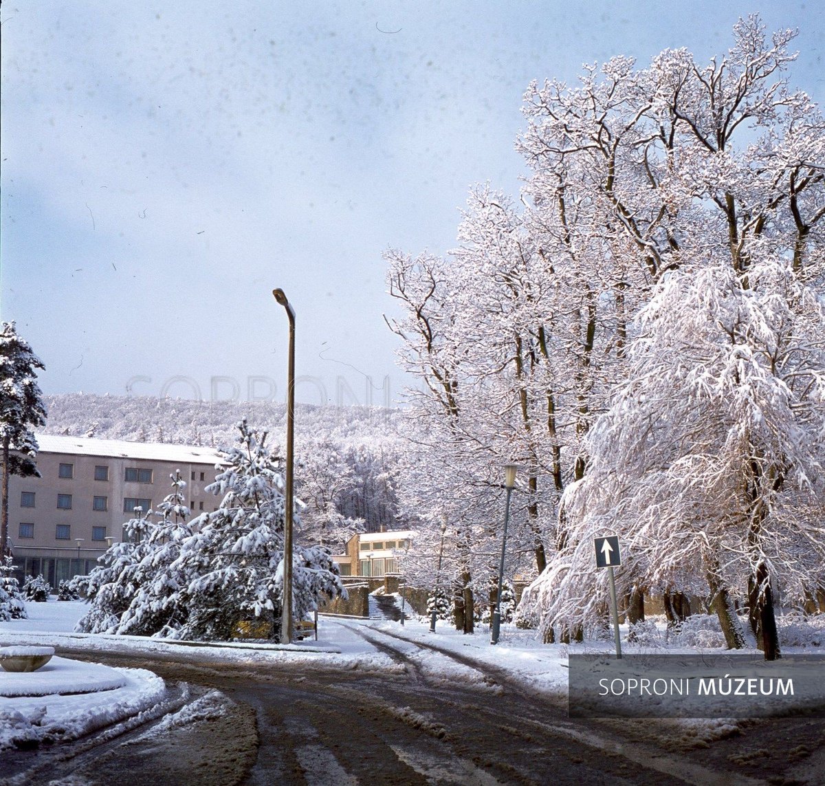regisegtar's tweet photo. ❄️ HOTEL LŐVÉR 
🏠 Sopron, Várisi út
📸 Fotó: Finta Béla, 1980-as évek
#Régiségtár #Sopron #múzeum #SoproniMúzeum #képzőművészet #fotográfia https://t.co/aA5lkPdlNd