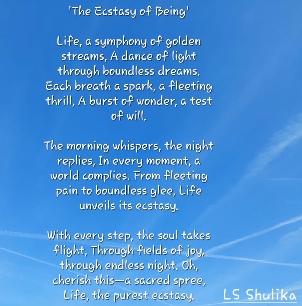ShulikaLS's tweet photo. Life is an Ecstacy https://t.co/pXUN2HmooF