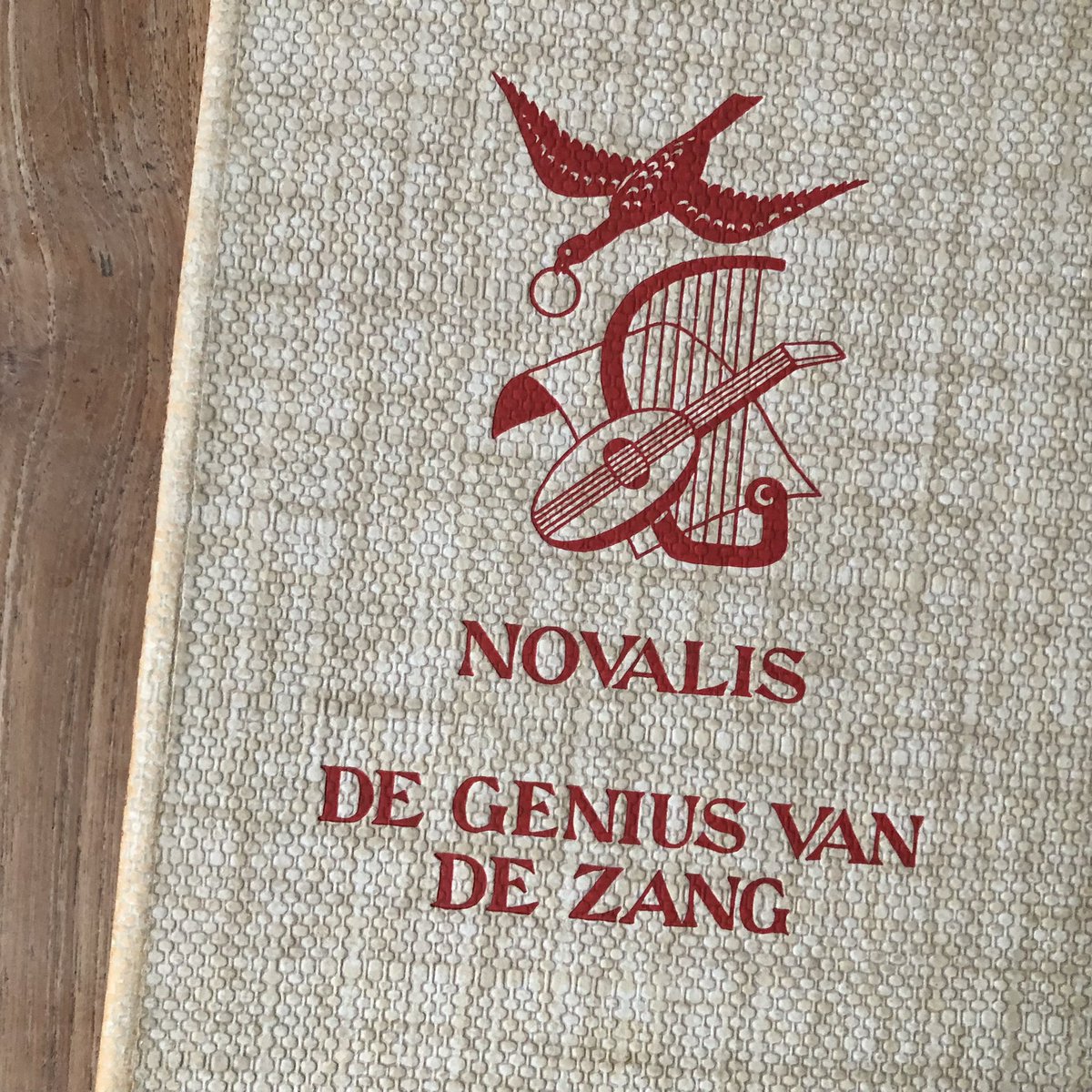 Novalis - De genius van de zang. Boekje uit 1941 met illustraties van Thijs Mauve. #kringloop #boekje #illustratie