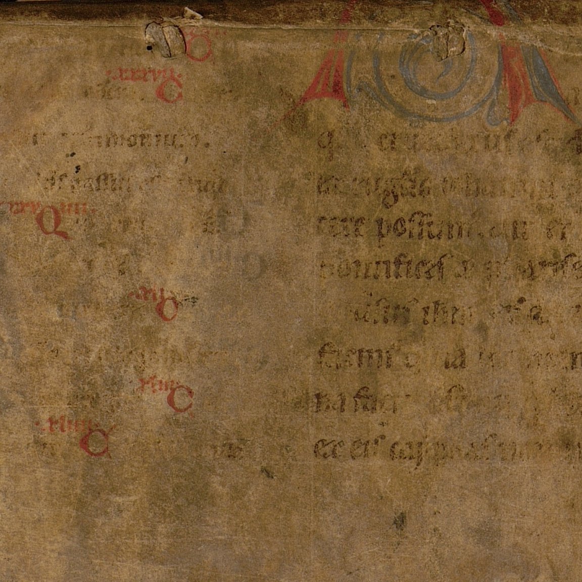 It took some effort to figure out: this is the table of contents of Rupert of Deutz's De divinis officiis, and the opening of the text. Now a book cover. (<a href="/UniHalle/">Universität Halle (inaktiv)</a>, Cg 3784) #fragmentology
htpps://nbn-resolving.org/urn:nbn:de:gbv:3:1-622374