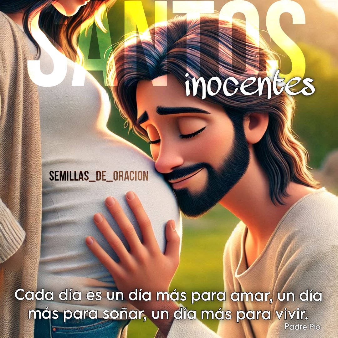 Semillasoracion's tweet photo. Hoy muchos son los SANTOS INOCENTES que mueren en los vientres. Oremos por todos los bebés que están por venir al mundo y sus madres. 

Felicitamos la vida🤰🏻

#semillasdeoracion #broma #inocentes #niños #colombia #embarazo #ecografria #vida #padres #papas #pregnancy #ecography https://t.co/TSmITbJKU0