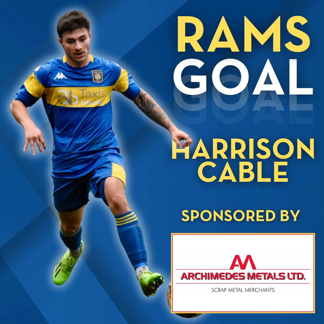 ⚽️ | 𝗚𝗢𝗔𝗟 𝗙𝗢𝗥 𝗧𝗛𝗘 𝗥𝗔𝗠𝗦

The Rams 2-2 Horsham

WHAT A GOAL! Harrison Cable volley on the end of a beautiful ball into the box and it’s all level. 85th minute.

Harrison is sponsored by Archimedes Metals.

#uptherams