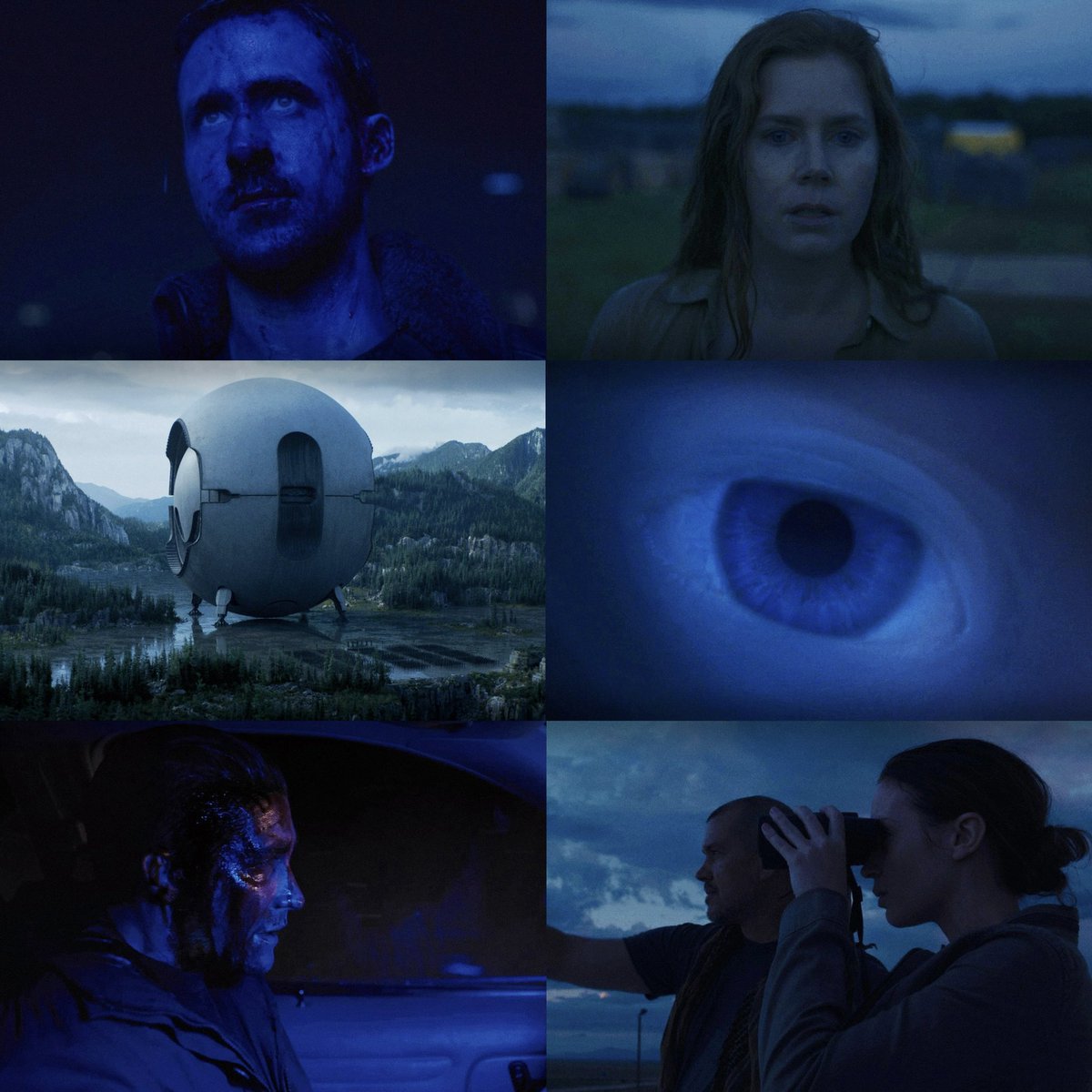 cinariety's tweet photo. The use of BLUE in Denis Villeneuve films:

1) Blade Runner 2049
2) Arrival
3) Dune
4) Dune: Part Two
5) Prisoners
6) Sicario https://t.co/YEKS6Jp3O7
