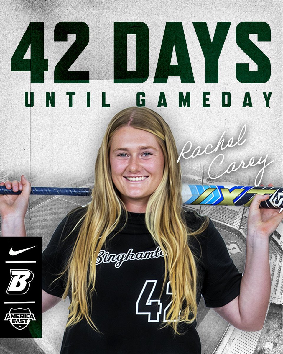 BinghamtonSOFT's tweet photo. 4️⃣2️⃣ days until Rachel Carey 💣’s 

#ONEBinghamton https://t.co/lRVZ2JfIBm