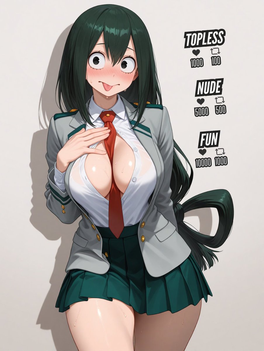 WaifuDiffusi0n's tweet photo. Tsuyu Asui 🔥 https://t.co/qAZk65rT6s