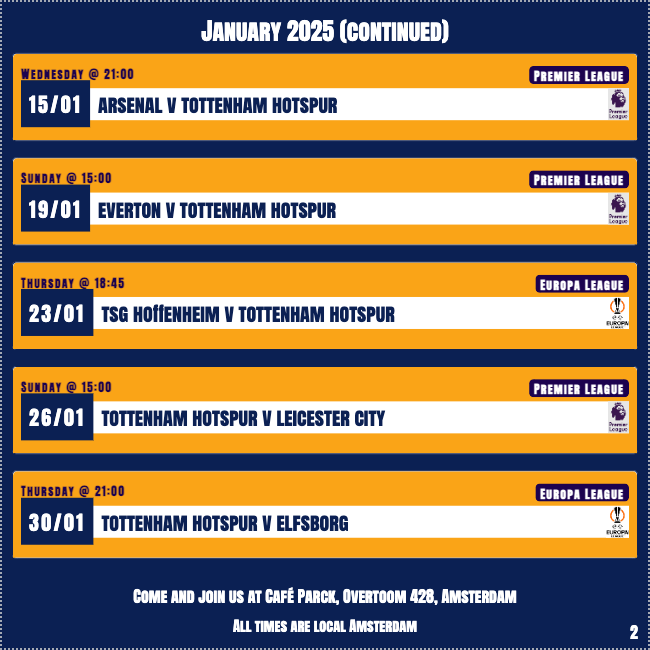 AmsterdamSpurs's tweet photo. Anyone that plays Centre Back: please make your way to Tottenham Hotspur stadium, you may be in demand. 
Everyone else: get to Café Parck and enjoy the Sunday afternoon gezelligheid... lovely food, great company, table tennis, oh and Spurs are playing Wolves - kick off at 1600CET https://t.co/tRnjztD3SU