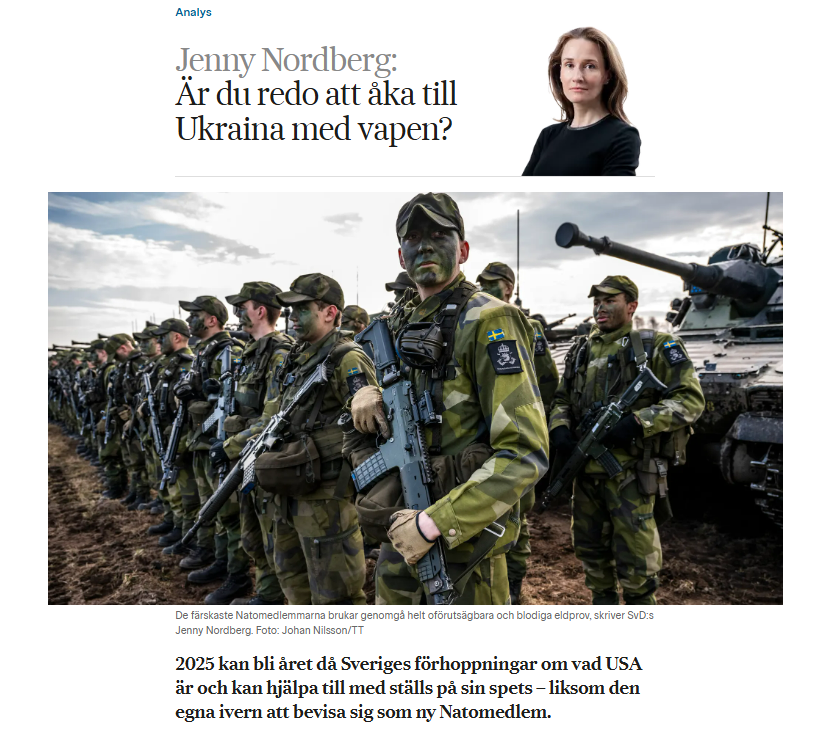 BroderNilsson's tweet photo. Nå Svenne, är du redo att kriga för globalisterna? https://t.co/Zp1hW3Q9RX