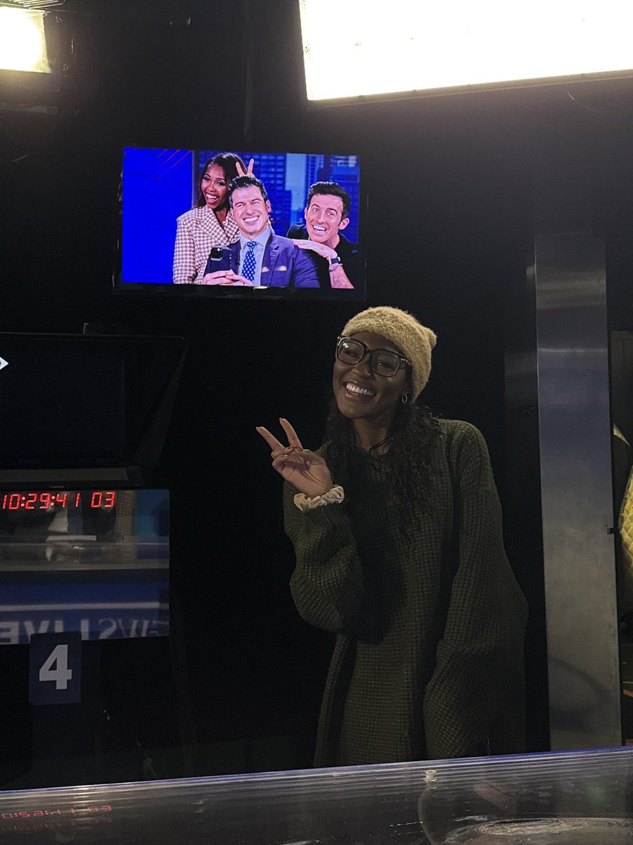 When a post-<a href="/GMA/">Good Morning America</a> <a href="/janai/">Janai Norman</a> visits us at <a href="/ABCNewsLive/">ABC News Live</a>. 😝