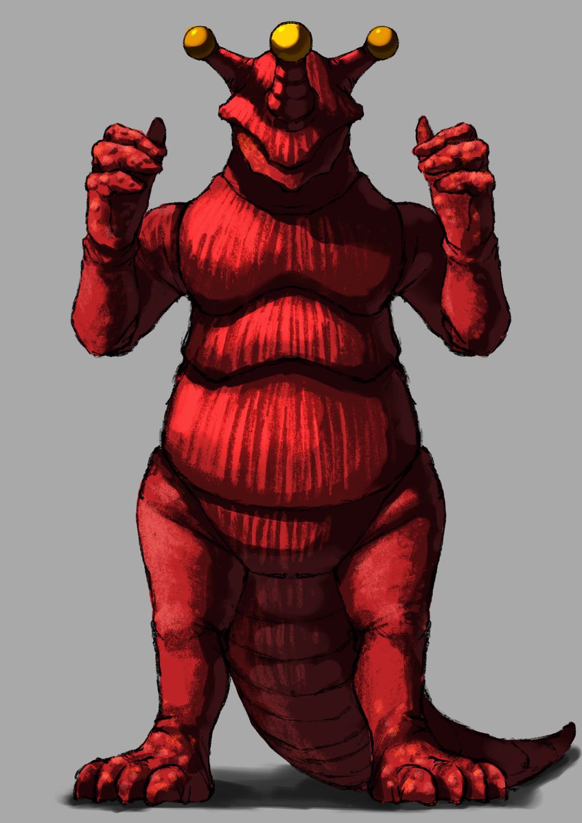ちょいちょい描いてた怪獣たち少しずつ投稿していきます
