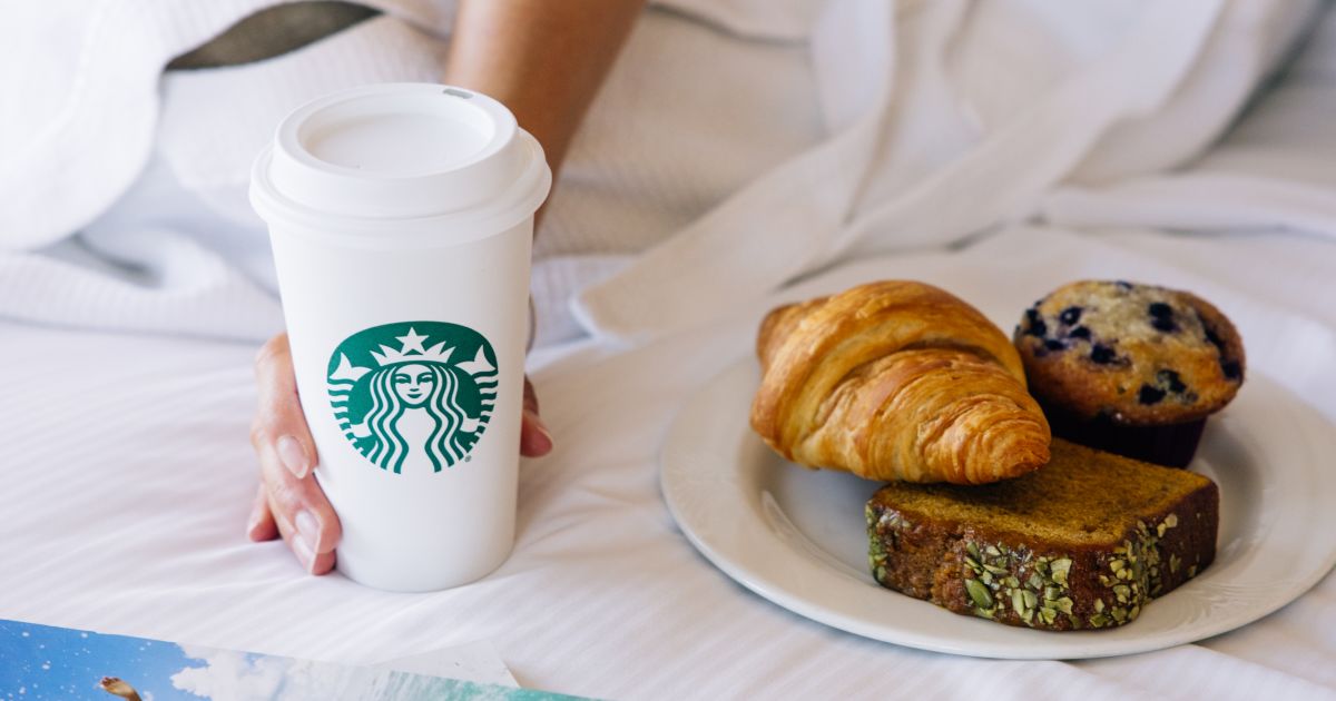 Enjoy Starbucks coffee right in your own room when you stay at the Hilton Garden Inn!