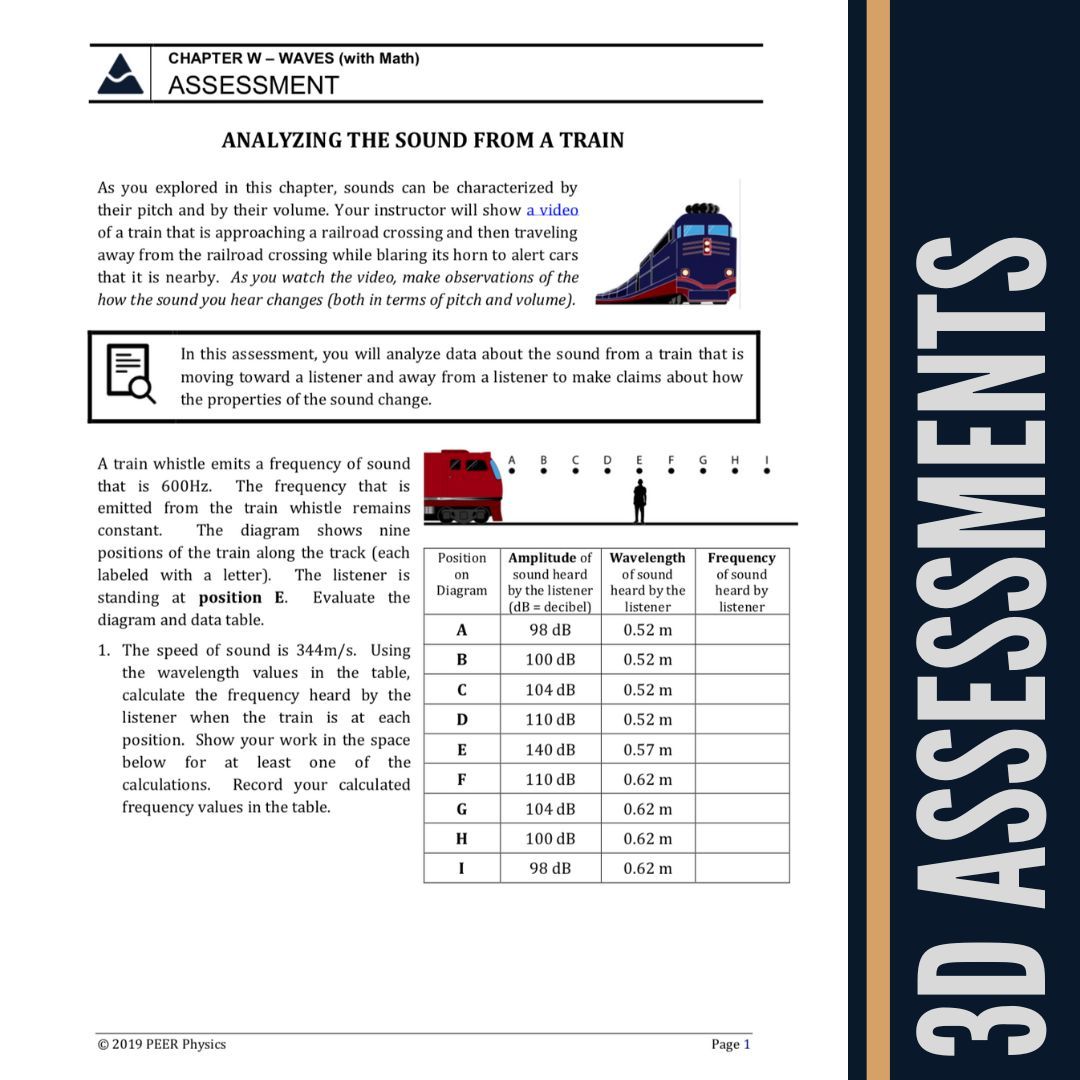 3D Assessments challenge students to apply core science principles in new contexts, incorporate science practices, and highlight their understanding of crosscutting concepts. 🌟 

#3DLearning #ScienceEducation #PEERPhysics #NGSS
