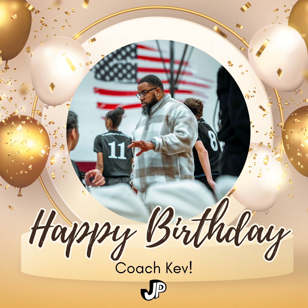 JPalmerFund's tweet image. Happy Birthday to our amazing friend, Coach Kev ! 🎉 Your dedication, passion, and leadership inspire us all. Here’s to another year of success on and off the court. Enjoy your special day! 🏀🎂 #Family❤️

@KevanJr