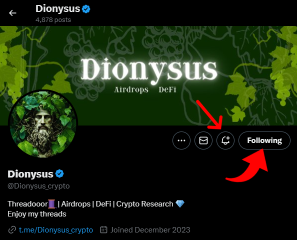 Dionysus_crypto's tweet photo. Before we begin: Like, Retweet, and Bookmark the main post so I can keep sharing valuable insights for free.

For more insider tips and hidden gems, join my TG: https://t.co/DCm7IY7MUl.

Let’s dive in! https://t.co/KkNmRhPdLn