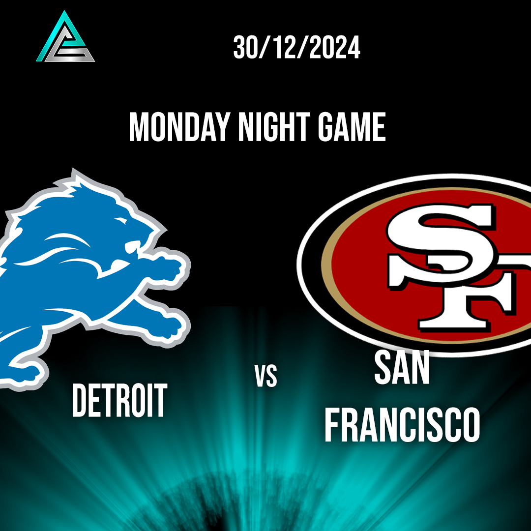 GamingProminent's tweet image. Who Runs Monday Night? #DetroitVsSanFrancisco #MondayNightMadness #NFLFun #FootballShowdown #GridironGreats