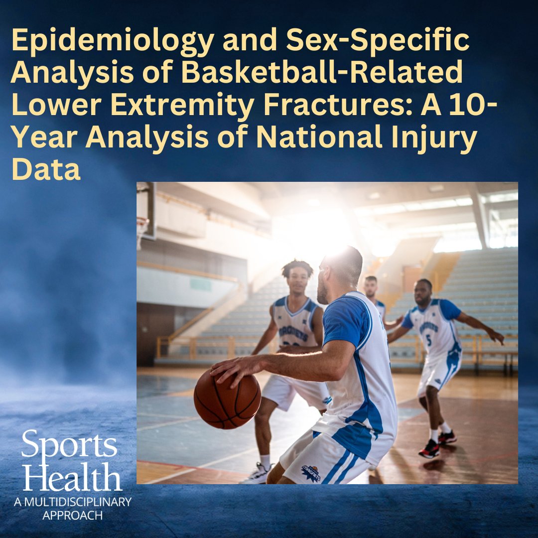 The high prevalence of basketball-related ankle and foot fractures from non-contact twists highlights the need for proper footwear and targeted injury prevention strategies. ow.ly/Pv6i50UchSz <a href="/RobertLParisien/">Robert L. Parisien MD, FAAOS, FAANA</a> <a href="/MountSinaiOrtho/">Mount Sinai Orthopedics</a> <a href="/IcahnMountSinai/">Icahn School of Medicine at Mount Sinai</a> <a href="/JohnDKellyIVMD/">John D Kelly IV, MD</a> <a href="/OrthoColumbia/">Columbia Orthopedics</a>
