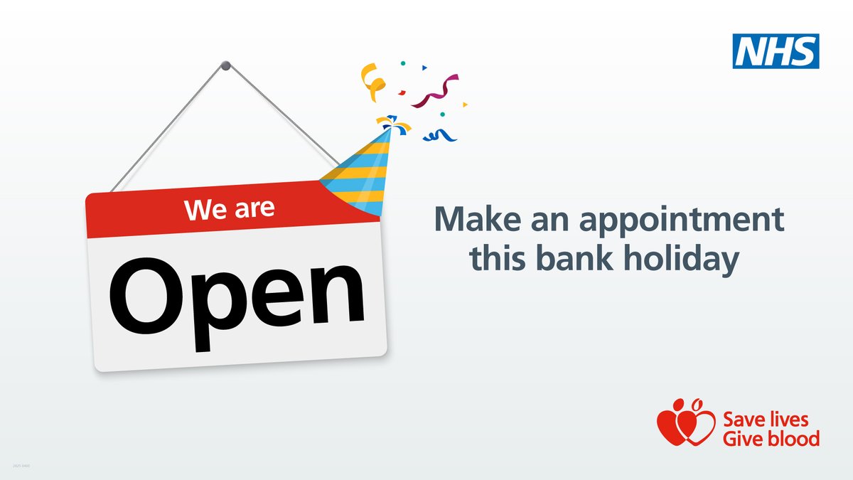 GiveBloodNHS's tweet photo. Santa’s shift is over, but we still need more helpers and more miracles! ♥

Our centres are still open and we’re ready to welcome life-saving donors like you this New Year bank holiday.🩸

We especially need donations from O negative donors. Book now. ✨ https://t.co/cI2tOi1OV9