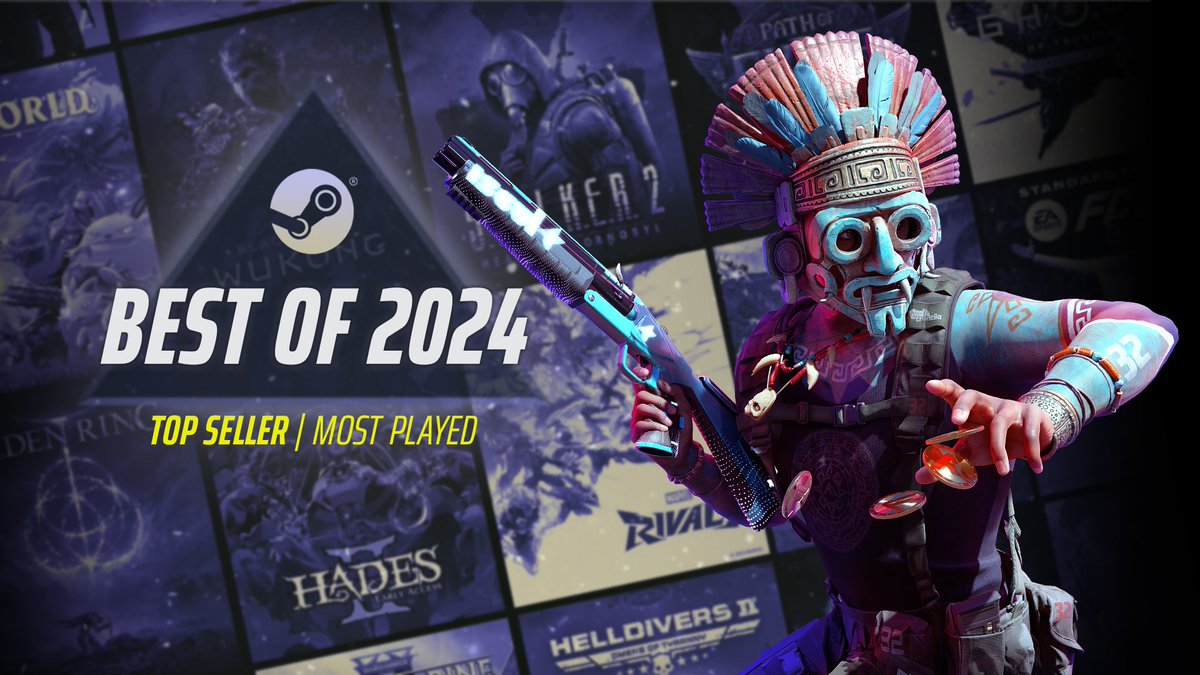 THE FINALS is on Steam Best of 2024 with a Silver on Most Played and Bronze in Top Sellers! 🏆

We’ll like to take the occasion to share once more how proud we are of this community. Thank you everyone for your support this amazing year, and for the many more to come!