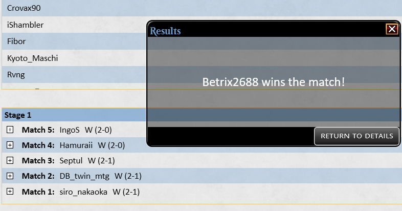 Betrix2688's tweet photo. Got the 5-0 with old faithful. Copied the list from a recent challenge top 8. So Happy I can play this deck again 
@fireshoes https://t.co/JMhJrtV1VF
