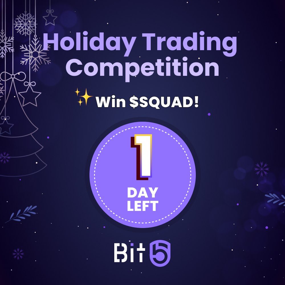 One day left for our Holiday Trading competition ✨

Which NFTs did you grab?