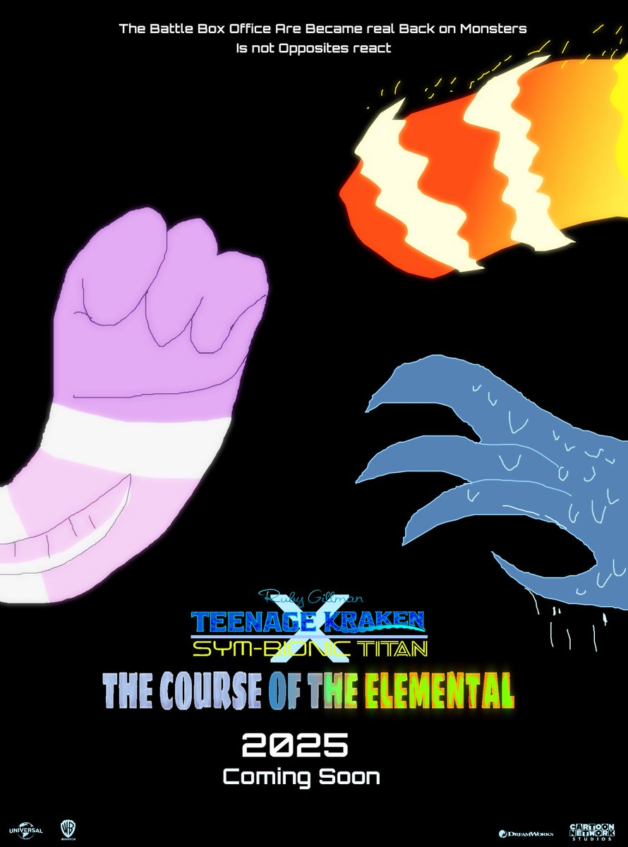 durneyfranco's tweet photo. Ruby gillman teenage kraken X Sym-Bionic titan Episode 5:The Course of The Elemental (Fanmade) New Poster released for 2025
#Rubygillmanteenagekraken
#Symbionictitan
#DreamWorksanimation
#DreamWorks
#Cartoonnetwork
#Elemens
#Kraken
#Mutraddi https://t.co/vzB9CmL0OJ