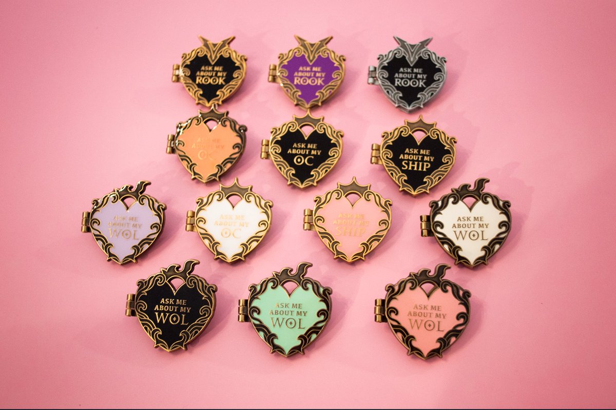 ❤️‍🔥 enamel locket pin giveaway ❤️‍🔥

I’m doing a quick giveaway before my store reopens for any locket pin design!

🌟 must be following
🌟 like + rt this post
🌟 optional: reply with which locket you’d like

I will randomly pick a winner on jan 2nd - good luck! 💖