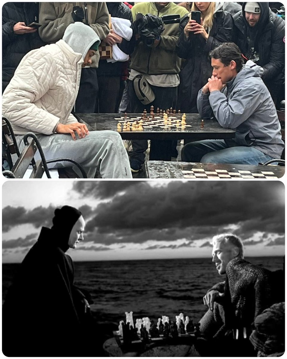 The Seventh Seal, directed by Ingmar Bergman, 1957, 📸 by <a href="/johnhateclub/">🕵🏻‍♂️</a>