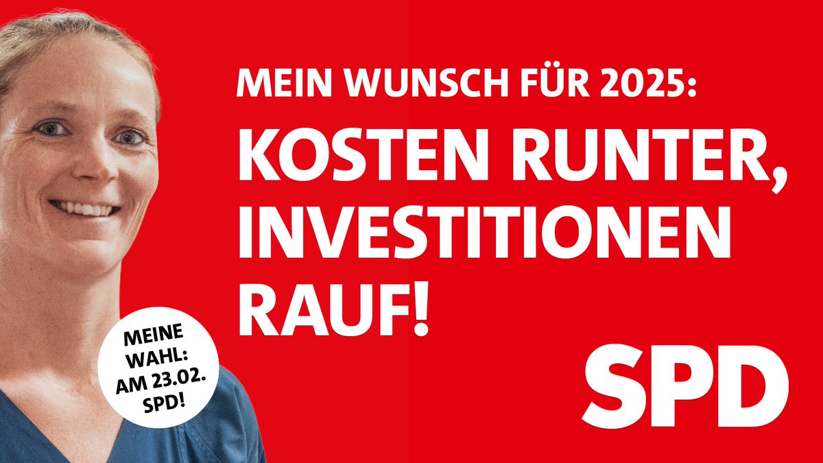 Unsere Wirtschaft muss wieder wachsen – aber der Aufschwung muss bei allen ankommen! Dafür braucht es die richtigen Investitionen in Bildung, Innovation, Digitalisierung und Infrastruktur.👷‍♀️👨‍🌾🧑‍🏭👩‍🔧 
Du willst mehr dazu wissen? ➡️ mehr.spd.de/programm
#SozialePolitikFürDich 1/4