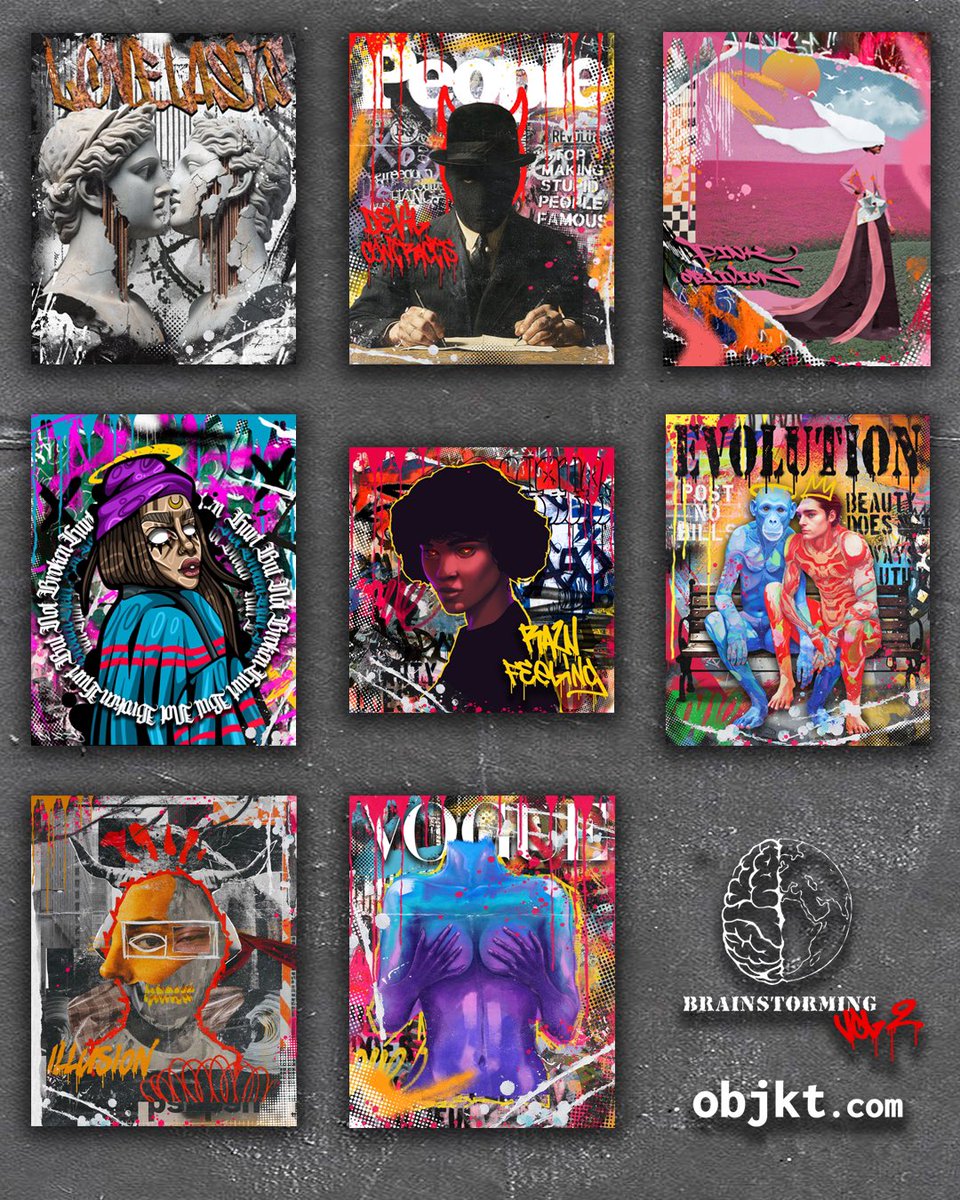 svofshahr's tweet photo. 5.
Back on Objkt with :
“BrainStorming : VOL 2” 

A collaborative project with some of the finest Tezos artists around the world

Shout out to: @avinroart @DehiscenceArt @shillypreston @zm_oggg @Bitaemm @Mnopxart @mhmahmoudiart @voiddaddie for being on the collection with me☮️❤️ https://t.co/1iSxwCAfFC