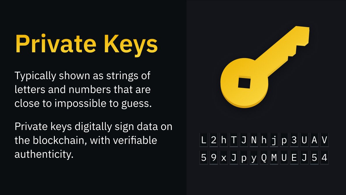 BinanceWallet's tweet photo. Your private key is your crypto BFF 🔐 https://t.co/EeBBnROwQU