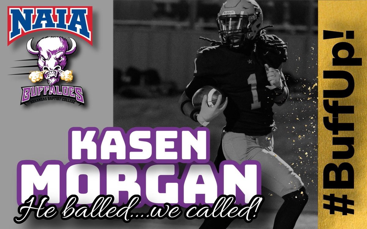 Kasen Morgan (@kasengetsbuckz) on Twitter photo After a great conversation with <a href="/coachbailey_abc/">Ashdone Bailey</a> i am blessed to receive an offer from <a href="/ArkansasBaptist/">ABC Recruit 1884</a> #AGTG After a great conversation with <a href="/coachbailey_abc/">Ashdone Bailey</a> i am blessed to receive an offer from <a href="/ArkansasBaptist/">ABC Recruit 1884</a> #AGTG