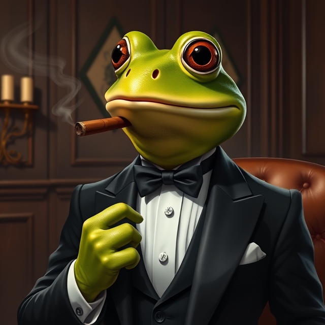 RIZZPECT10's tweet photo. 🐸💎 Meet the Rizzpect Frog: King of Charm, Master of Style, Keeper of the Crown. 💼✨
„In a world full of noise, I bring class… and a little crypto.“ 🕶️
💡 Invest in $RIZZPECT, cause true  Rizz is timeless.
#Rizzpect #Memecoin #Solana #StayClassy #pumpfunlaunch #100xGems https://t.co/RJuDMLYDKu