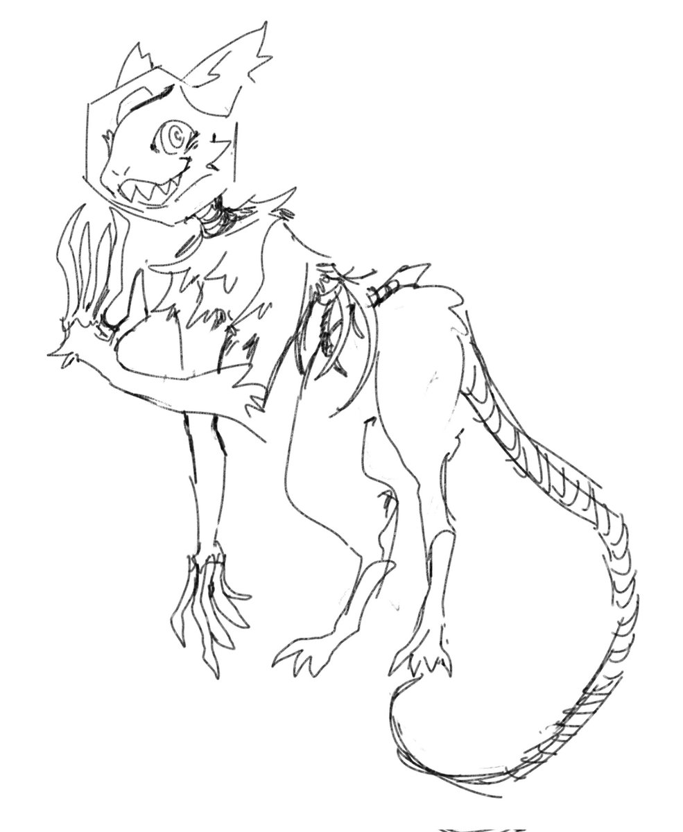 lonelymaw's tweet photo. bacteriophage but make it furry (wip) https://t.co/k0dJ9L9oeV