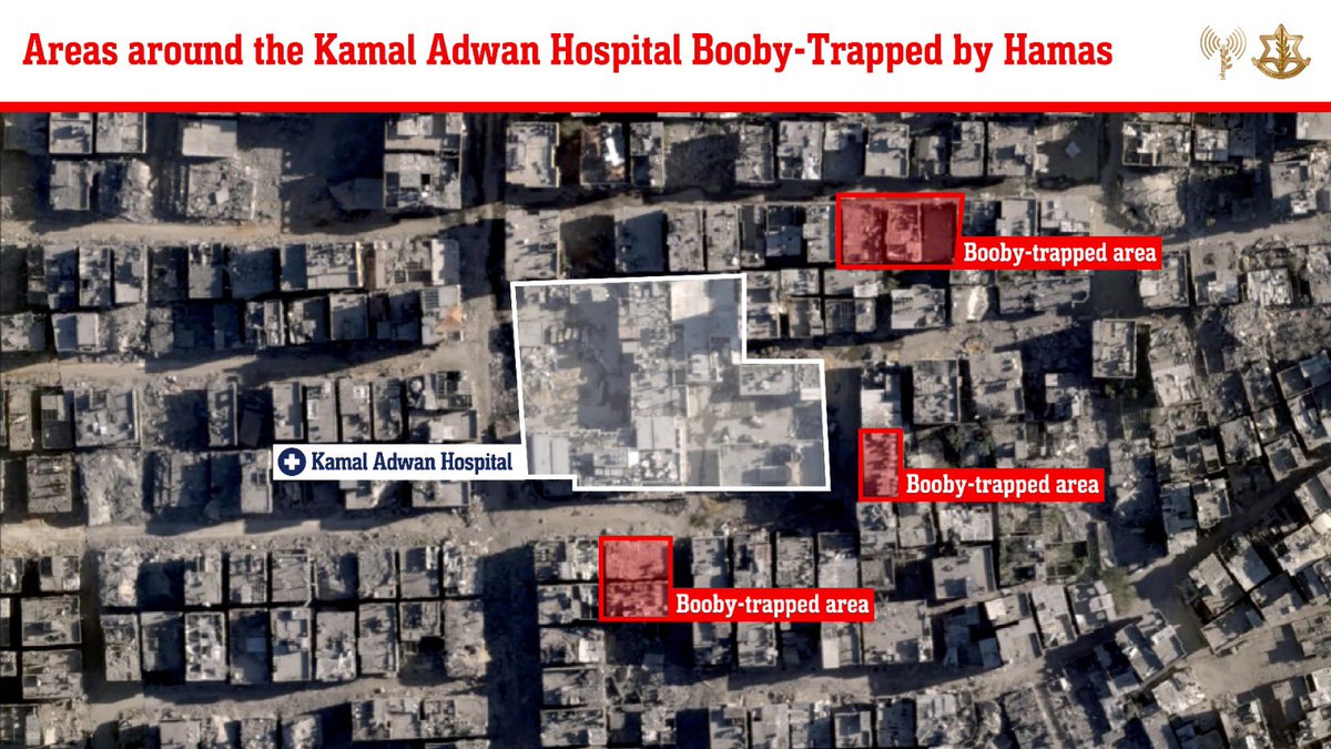 📍𝗢𝗽𝗲𝗿𝗮𝘁𝗶𝗼𝗻𝗮𝗹 𝗥𝗲𝗰𝗮𝗽: 𝗛𝗮𝗺𝗮𝘀 𝗖𝗼𝗺𝗺𝗮𝗻𝗱 𝗖𝗲𝗻𝘁𝗲𝗿 𝗶𝗻 𝘁𝗵𝗲 𝗞𝗮𝗺𝗮𝗹 𝗔𝗱𝘄𝗮𝗻 𝗛𝗼𝘀𝗽𝗶𝘁𝗮𝗹

• 240+ Hamas, Islamic Jihad terrorists and other operatives suspected of terrorist activities were apprehended, some of whom attempted to pose as