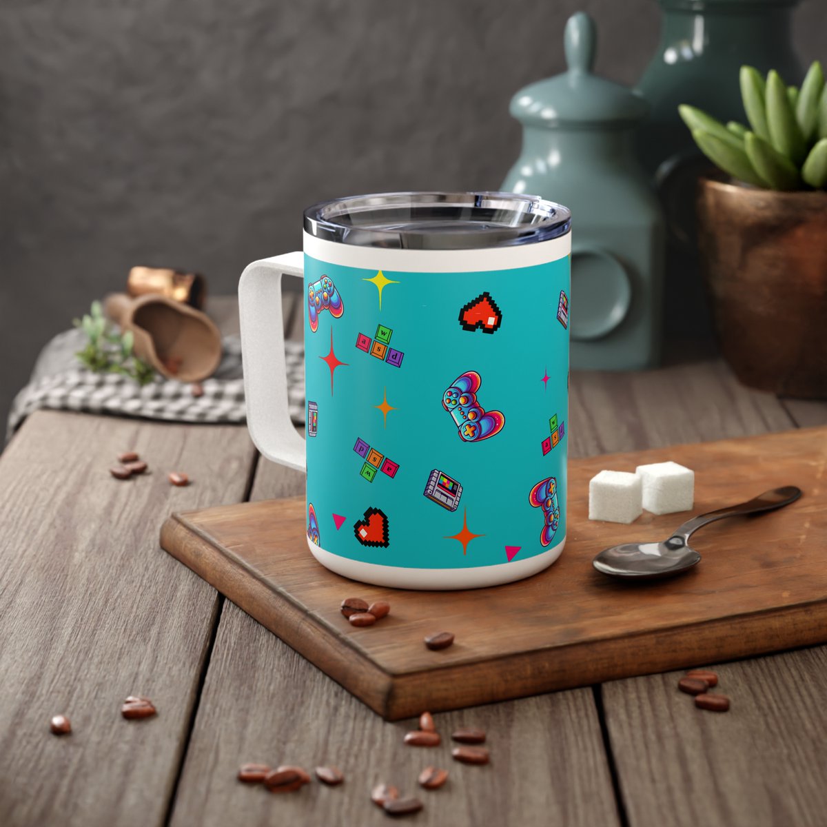 PopKoiCreations's tweet photo. Level up your gaming with this 10oz insulated gamer themed mug. 

https://t.co/pS88hjly76

#gamer #GamingCommunity #etsygifts #etsysale #EtsyShop #etsyfinds #gamergirls #gamergram #levelup #videogames #GAMEROOMADDICT #giftfulgamer #CoffeeLovers #CoffeeTime https://t.co/hAbdy0zo0x