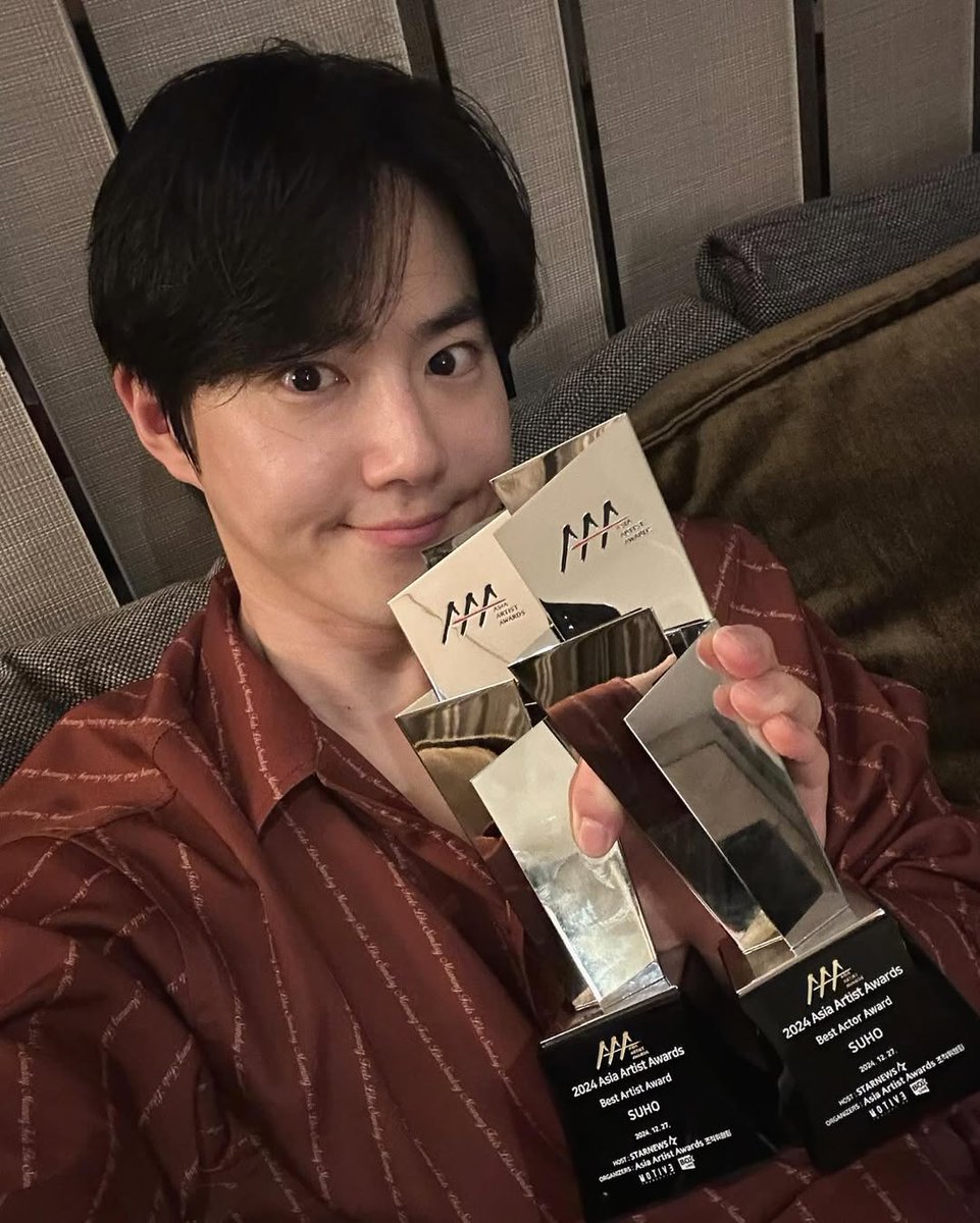 Best Actor 🏆
Best Artist 🏆

#SUHOinAAA #AAA2024
#SUHO #수호