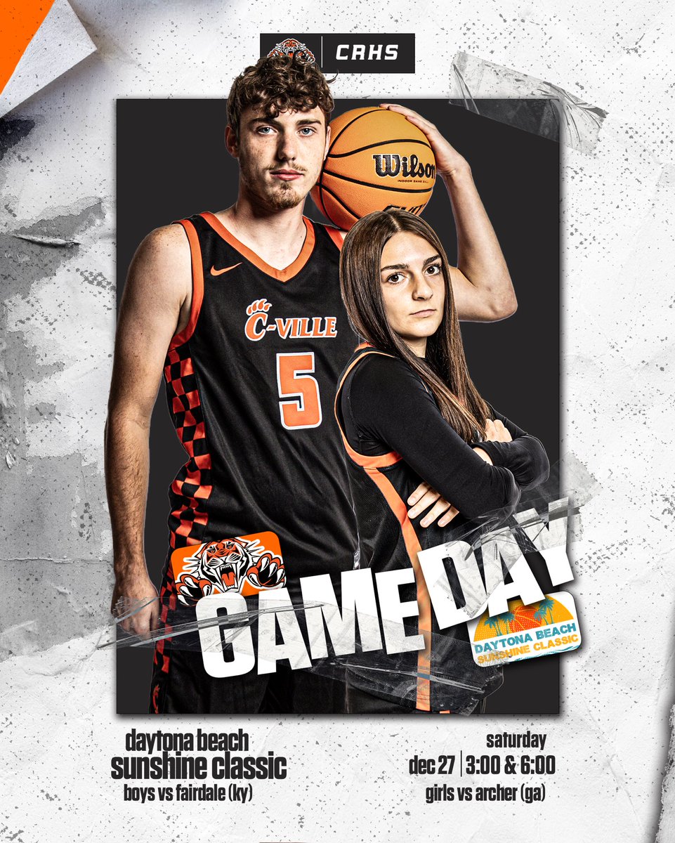 🐅🏀

It’s Semifinal Saturday in Daytona Beach! 

The boys take on Fairdale (KY) at 3pm and the girls will do battle with Archer (GA) at 6pm.