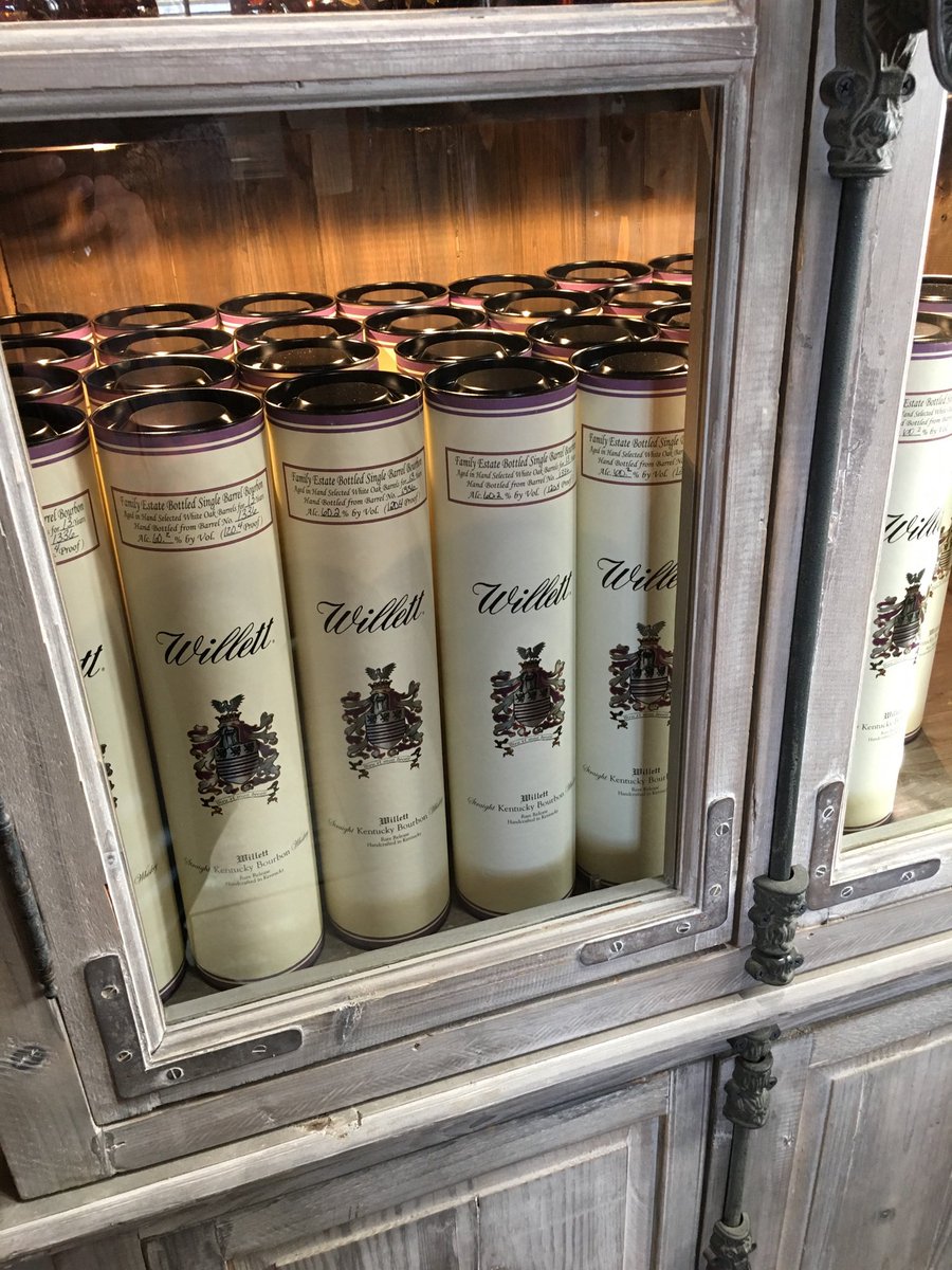 dunnnaway's tweet photo. This is my favorite throw back. 2016 at Willett. Those are all 13 years. I think they were $180 a pop https://t.co/VvRHBFOQJa