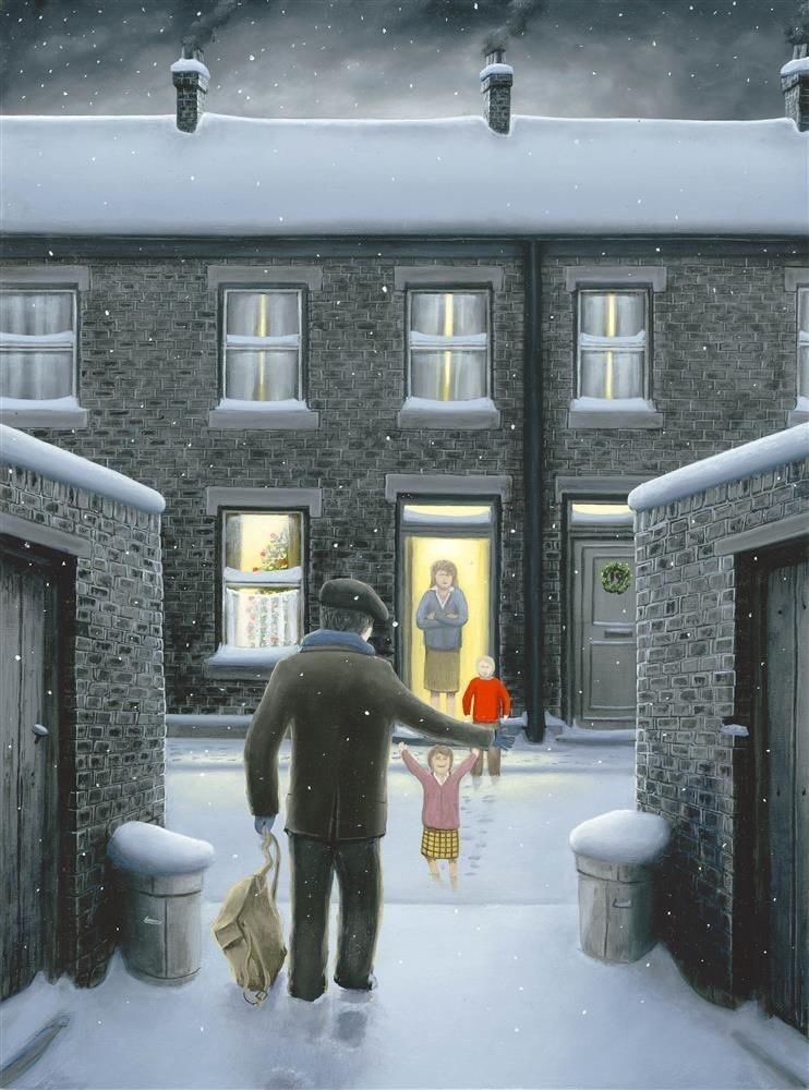 HWarlow's tweet photo. Leigh Lambert
Heartwarming storytelling in his paintings. 
This is lovely.   Nostalgic too https://t.co/sBTHPcvCF6