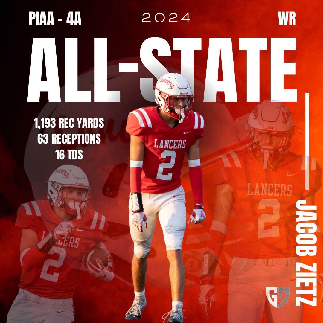 Big congrats to Isaac and Jacob Zietz of General McLane as they made the Pennsylvania Sports Writers Class 4A football all-state team! Isaac is a record-breaking quarterback and Jacob is a record-breaking wide receiver! <a href="/GM_Athletics/">General McLane Athletics</a> <a href="/GMFootball_/">GM Football</a>