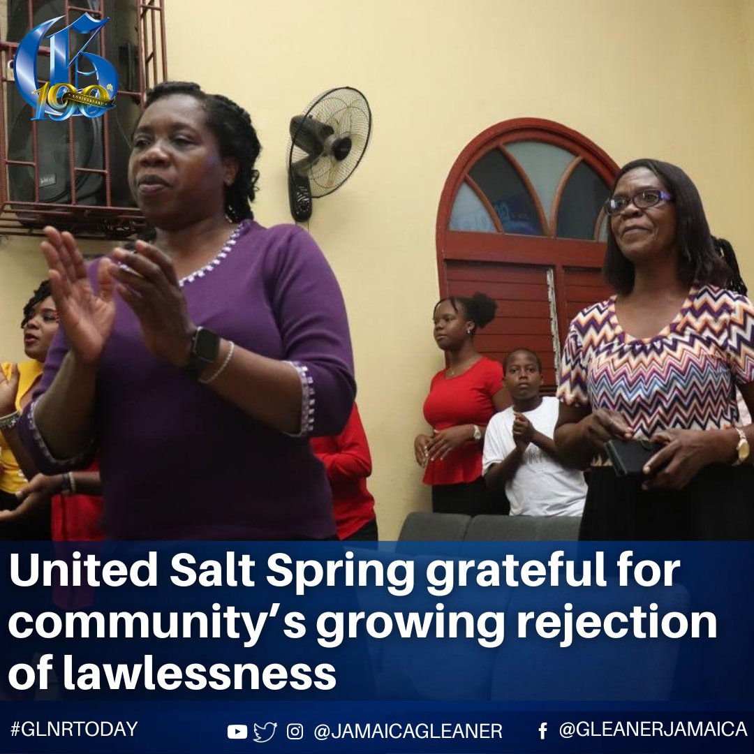 JamaicaGleaner's tweet photo. The Salt Spring Community Development Committee, which partnered with seven churches in that community to stage 40 days of fasting and prayer, calling out to God for help amid the violence, which was plaguing the community, is giving thanks.

Read more: https://t.co/VjZraNkpQz https://t.co/FHR4tGAUbj