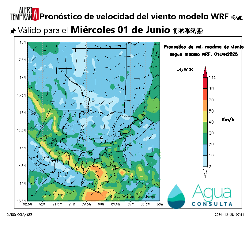 AlertaGt502's tweet photo. 💃🕺🥂2⃣0⃣2⃣5⃣🎆🎇🎉
2🇬🇹📝Durante #FinDeAño y #AñoNuevo lluvias en distintas intensidades sobre varias regiones del país, vientos con rachas de 70km/h en SurOriente y bajas temperaturas sobre el Norte, Altiplano Central y Occidental
#ClimaGt #TraficoGt #LluviasGt
#FrenteFrío19 https://t.co/oXGVbpr8Kg