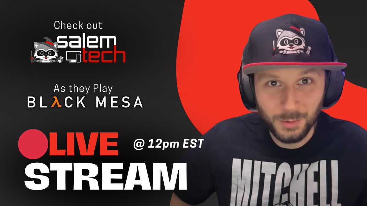 Looking for some Black Mesa action? 🎮

Check out our friend Andy, aka "The Greatest Technician That's Ever Lived", as they play through XEN.

Live streaming today (Saturday) and tomorrow (Sunday) @ 12PM EST!

Watch 🔴LIVE Here: s.mtrbio.com/bmvdxomnwy