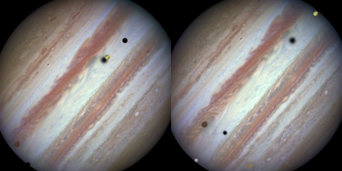 royalsociety's tweet photo. #OnThisDay in 1610, Galileo Galilei recorded the first mention of Jupiter's moons. At first thinking them to be fixed stars near the gas giant, his later observations revealed them to be orbiting Jupiter. Io, Europa, Ganymede and Callisto are now known as the Galilean moons. https://t.co/SKaxTwYrbv