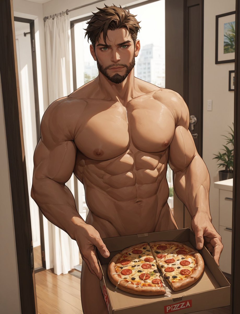 HCl3Si's tweet photo. pizza with a very special sauce for Katta
 #qtai https://t.co/AwDMY0JXgW