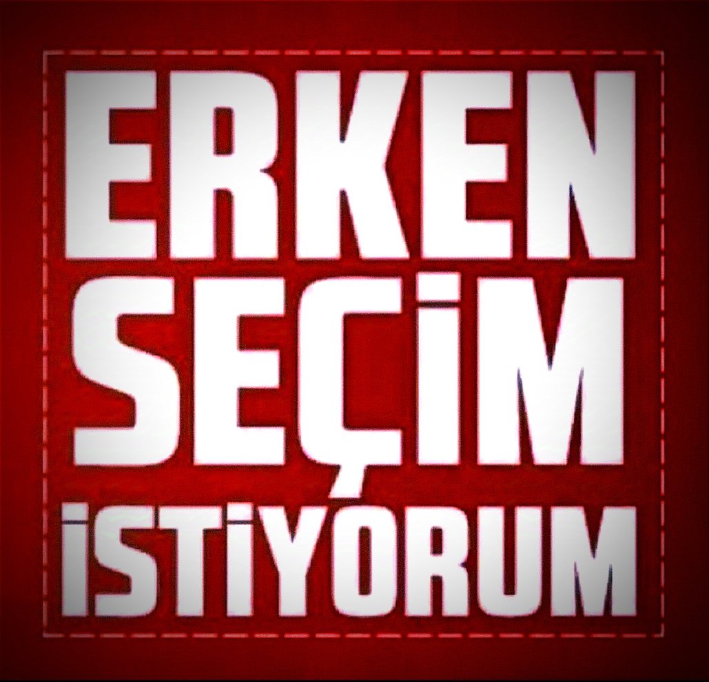 Ben Bir Emekliyim ve Erken Seçim İstiyorum❗ 

#EmekliTandoğanıSallıyor