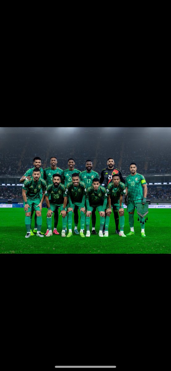 #السعوديه_العراق  "مثّل بلادك ولك الشــــرف"💚💚