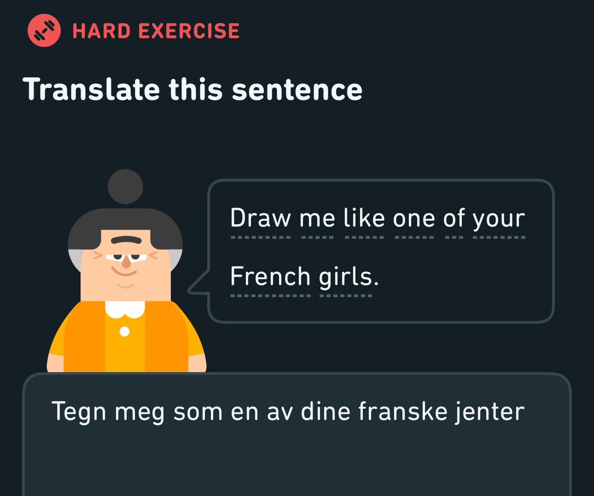 DasSvims's tweet image. Und pünktlich zu diesem Milestone habe ich endlich mal einen wirklich wichtigen Satz gelernt!