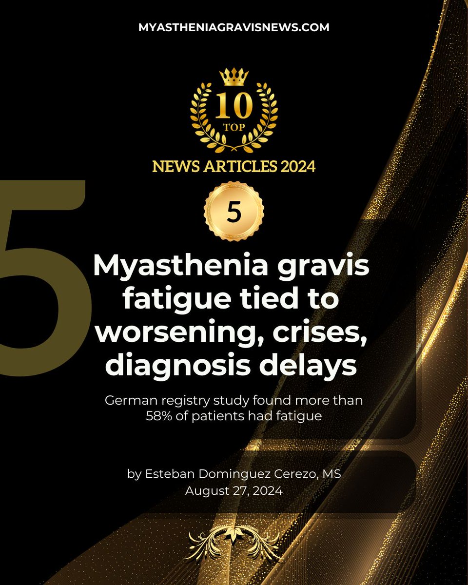 We’ve made it to the second half of our news countdown, and this one goes back to August: bit.ly/49F50T3 

#MGResearch #MGCommunity #MyasteniaGravisLife #LivingWithMG
